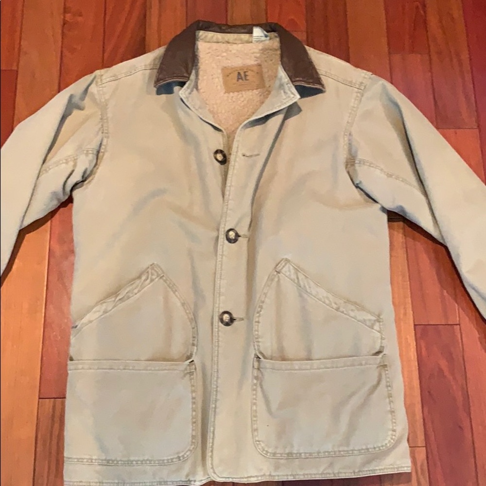 American Eagle coat with Sherpa
